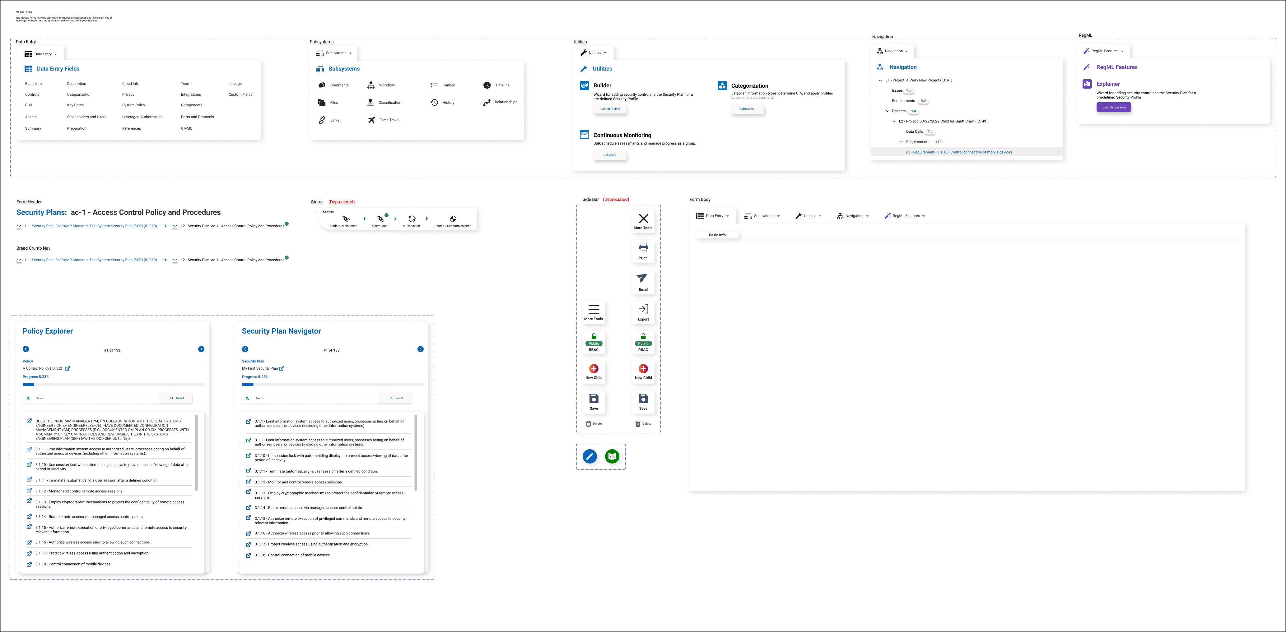 Updated forms